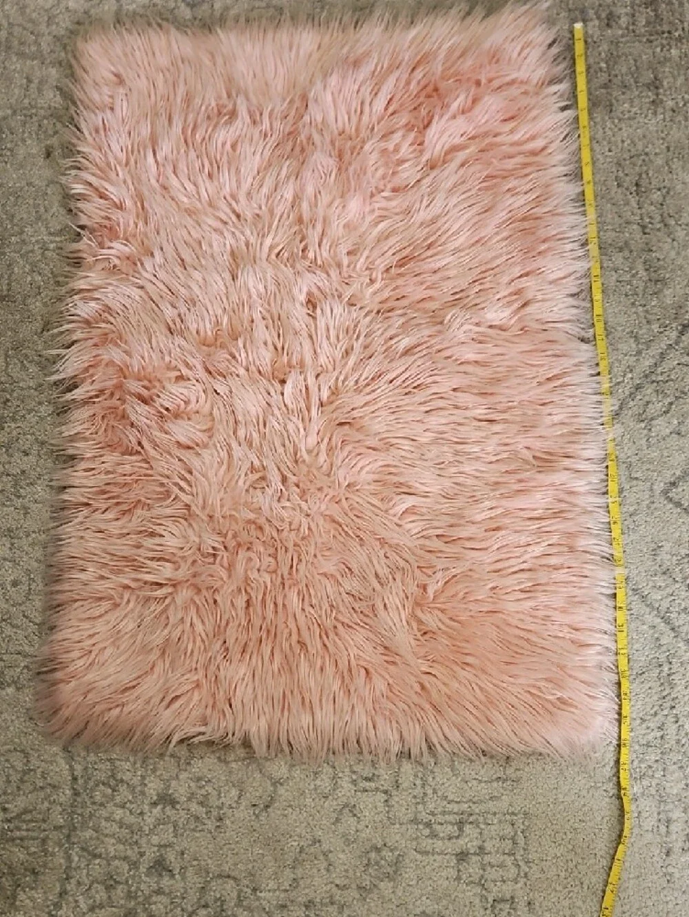 Safavieh Faux Sheep Skin Rug - Blush Pink
